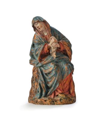 A Small Sculpture of Saint Mary Grieving, - Anitiquariato e mobili