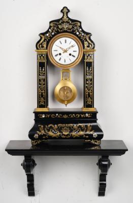 Französische Historismus Portikusuhr, - Uhren