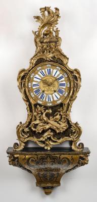 Große Straßburger Rokoko Boulleuhr, "Franz Georg Rothea aus Strassbourg", - Uhren