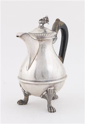 Italienische Silber Kanne, - Antiques