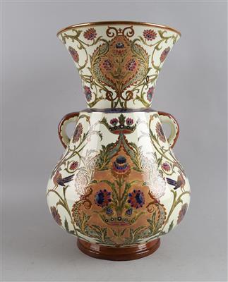 Henkelvase, Schwaz, - Antiquitäten