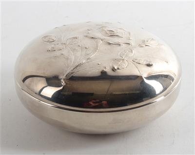 Italienische Silber Deckeldose - Silver