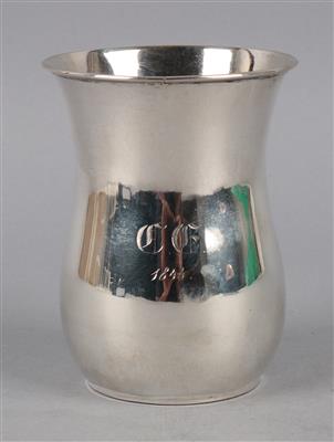 Wiener Silber Becher von 1844, - Silver