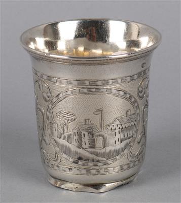 Moskauer Silber Becher von 1834, - Argenti