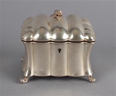 Wiener Silber Zuckerdose von 1854, - Silber