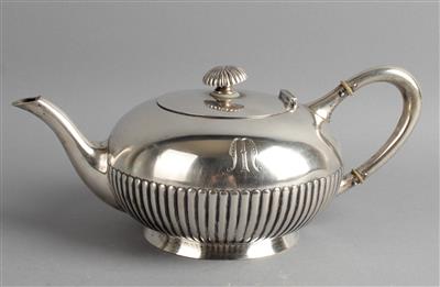 Deutsche Silber Teekanne, - Argenti
