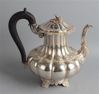 Francois Durand - Französische Silber Kaffeekanne, - Silver