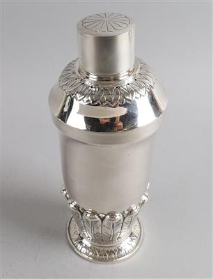 Silber Cocktail-Shaker, - Stříbro