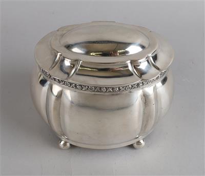 Budapester Silber Zuckerdose, - Stříbro