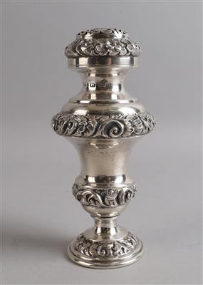 Wiener Silber Biedermeier Zuckerstreuer, - Silver