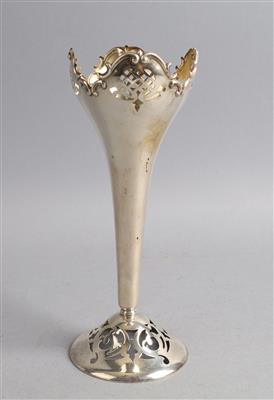 Deutsche Silber Vase, - Silver
