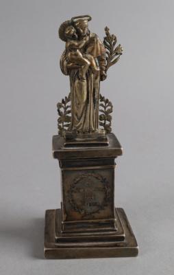 Silber Statuette "Hl. Antonius von Padua", - Stříbro
