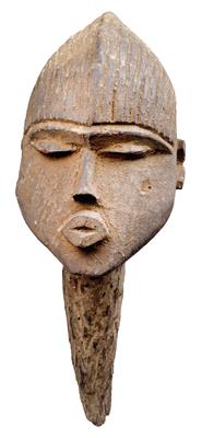 Lobi, Burkina Faso, Ivory Coast, Ghana: Ritual head, called 'Baàthil'. - Mimoevropské a domorodé um?ní