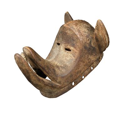 Bambara (oder Bamana), Mali: Eine alte Hyänen-Maske, ‘Suruku’ genannt. - Stammeskunst/Tribal-Art; Afrika