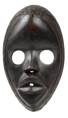 Dan, Elfenbeinküste, Liberia: Eine Feuerläufer- oder ‘Zakpäi’-Maske. - Stammeskunst/Tribal-Art; Afrika