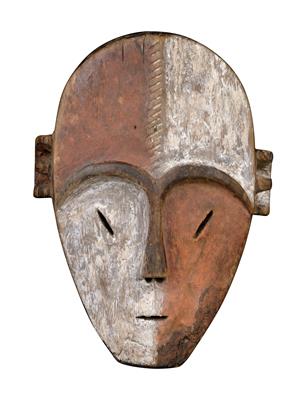 Jonga, Dem. Rep. of Congo: A rare mask of the Jonga. - Mimoevropské a domorodé umění