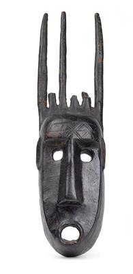 Bambara (oder Bamana), Mali: Eine Initiations-Maske vom Typ'N'tomo'. - Stammeskunst/Tribal-Art