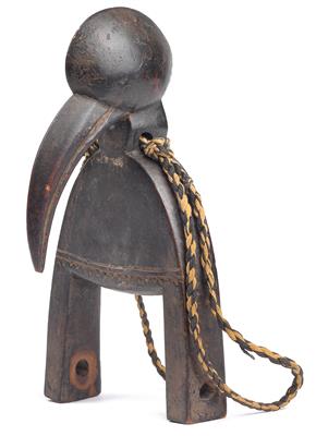 Senufo, Ivory Coast, Ghana, Burkina Faso, Mali: A heddle pulley with the head of a ‘Calao bird’. - Mimoevropské a domorodé umění