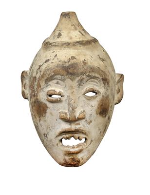 Vili/Yombe, Gabun, DR Kongo: Eine seltene Maske der Vili oder der Yombe. - Stammeskunst/Tribal-Art
