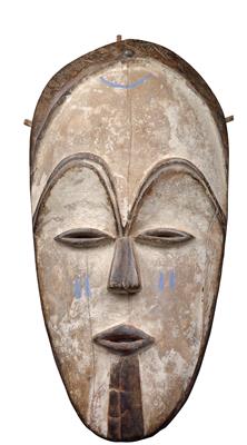 Vuvi (or Bavuvi), Gabon: An important, ‘classical’, old Vuvi mask. From the collection of Louis Petit (1856-1943). Collected before 1883. - Arte Tribale