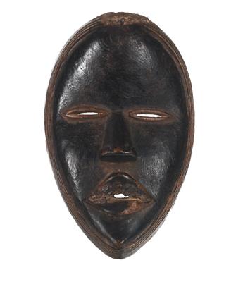 Dan, Ivory Coast, Liberia: A mask of the ‘Deangle’ type, with slit eyes. - Tribal Art