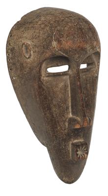 Bambara (or Bamana), Mali: an old, plain but attractive mask, which once belonged to the dances of the ‘Kore league’ of the Bambara. - Tribal Art