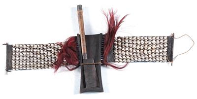 India, Burma (Myanmar), tribe: Naga: a typical Naga felling knife ...