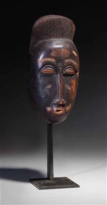 Frühe Baule-Maske, Elfenbeinküste. - Tribal Art