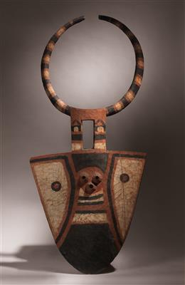 Außerordentliche Bedu Nafana Maske, Bondoukou-Gebiet, Ghana. - Tribal Art