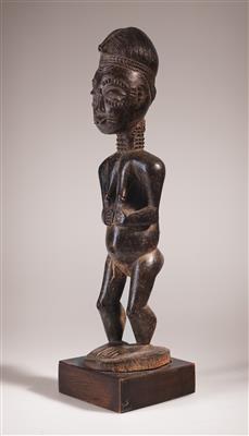 A fine female Baoulé Sculpture, Ivory Coast. - Tribal Art