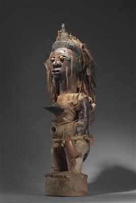 A superb and complete Songye Nkishi figure. - Tribal Art