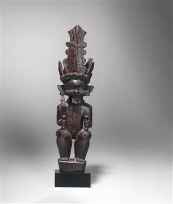 An extremely important North Nias ancestral figure. - Tribal Art