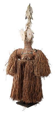 Eine Asmat Jipae Ahnenmaske. - Stammeskunst/Tribal-Art