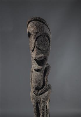 Eine monumentale Ahnenfigur aus den Neuen Hebriden. - Stammeskunst/Tribal-Art