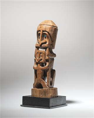 An unusual double Korwar figure. - Tribal Art