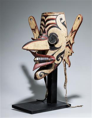 Feine Bahau-Hudoq-Maske, - Stammeskunst/Tribal-Art