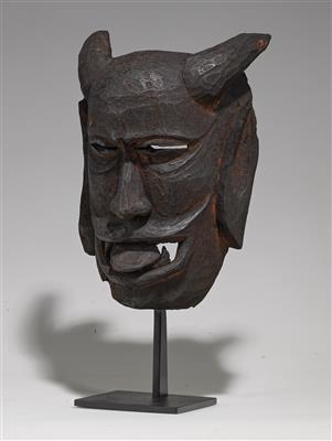 Maske, westliche Salomonen-Inseln. - Stammeskunst/Tribal-Art