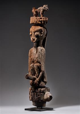 A large and important Hampatong figure Bentiam (Dayak). - Mimoevropské a domorodé umění