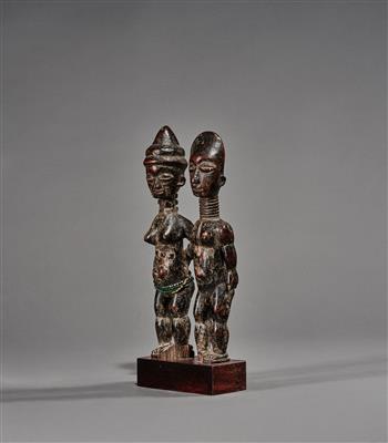 A rare Kulango pair. - Tribal Art