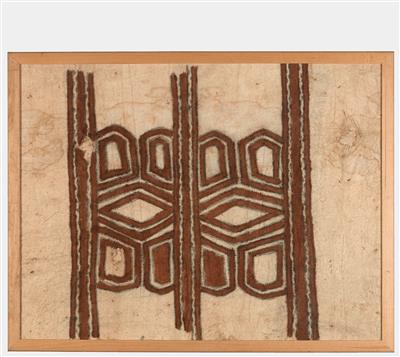 A fine Oro province cloth (Tapa), Papua New Guinea. - Mimoevropské a domorodé umění