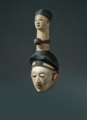 Bedeutende Ibibio-Maske „Mami Wata“, Nigeria. - Stammeskunst