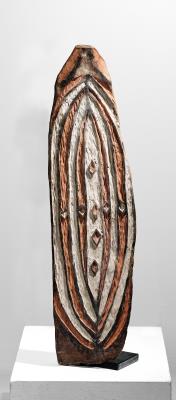 A Small Asmat Shield - Arte Tribale