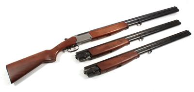 Bockflinte mit zwei Wechselläufen, Tecni-MEC/Marcheno, - Jagd-, Sport- und Sammlerwaffen