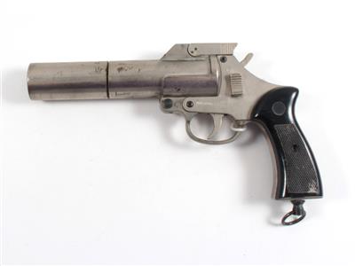 Leuchtpistole, unbekannter italienischer Hersteller, - Jagd-, Sport- und Sammlerwaffen