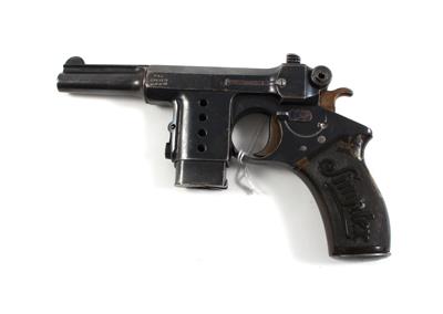Pistole, T. Bergmann - Gaggenau/V. C. Schilling - Suhl, - Jagd-, Sport- und Sammlerwaffen