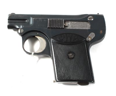 Pistole, Österreichische Werke G. A., Mod.: ÖWA Westentaschenpistole späte Ausführung, Kal.: 6,35 mm, - Lovecké, sportovní a sběratelské zbraně