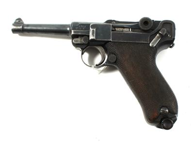 Pistole, DWM, Mod.: P08 der deutschen Reichswehr, Kal.: 9 mm Para, - Jagd-, Sport- und Sammlerwaffen