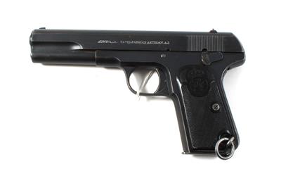 Pistole, Husqvarna - Schweden, Mod.: M/07, Kal.: 9 mm Br. long, - Lovecké, sportovní a sběratelské zbraně