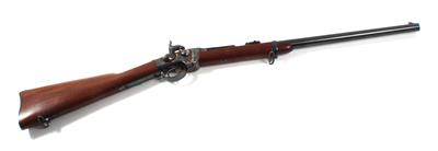 Perkussions-Hinterladebüchse, F. Pietta - Italien, Mod.: Smith Carbine 1857, Kal.: .50", - Jagd-, Sport- und Sammlerwaffen