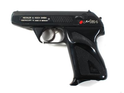 Pistole mit drei Wechselläufen, Heckler  &  Koch, Mod.: HK4, Kal.: 9 mm kurz, - Armi da caccia, competizione e collezionismo